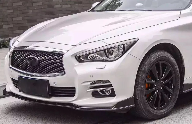Для Infiniti Q50 Q50S 2014 2015 2016 передний спойлер бампер PP материал задний|Спойлеры и