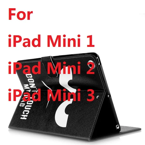 Angry шаблон Smart Sleep чехол для iPad New iPad iPad 9,7 дюймов мини, на возраст 1, 2, 3, 4, iPad Air 1 2 Pro 9,7 10,5 11 дюймов iPad 234 чехол - Цвет: For iPad Mini 123