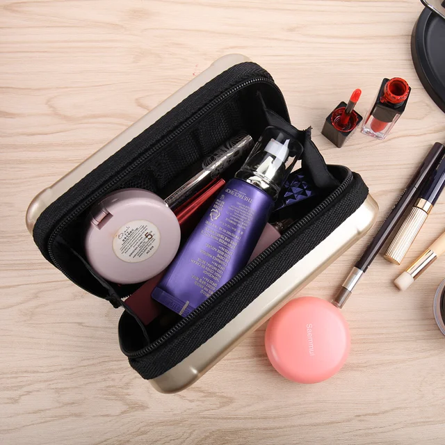 Buy Cosmetic Bags Zipper Small Makeup Bag Toiletry Bag Girls Travel Organizer