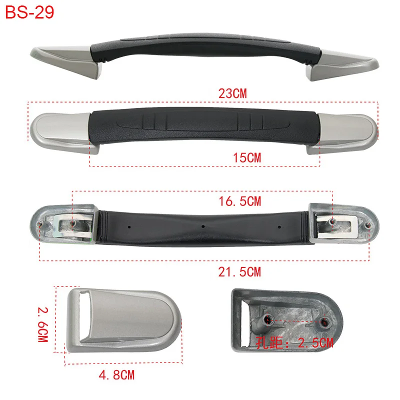 Сменные багажные ручки для чемоданов ремонтная часть ручка фиксирующий держатель Резиновый выдвижной ремень для переноски багажа