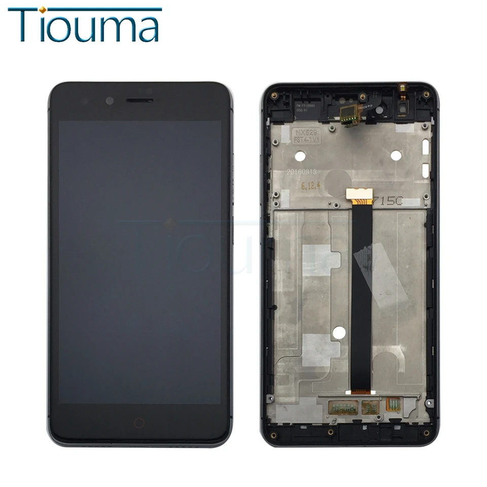 Для ZTE Nubia Z11 Мини ЖК дисплей сенсорный экран AAA протестированный Замена с рамкой