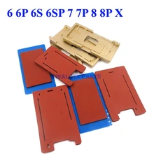 Форма для ламинирования+ коврик для iPhone 6 6Plus 6S 6S Plus 7 7Plus 8 8Plus X XS УФ клей позиционирование выравнивание ламинатор форма+ коврик