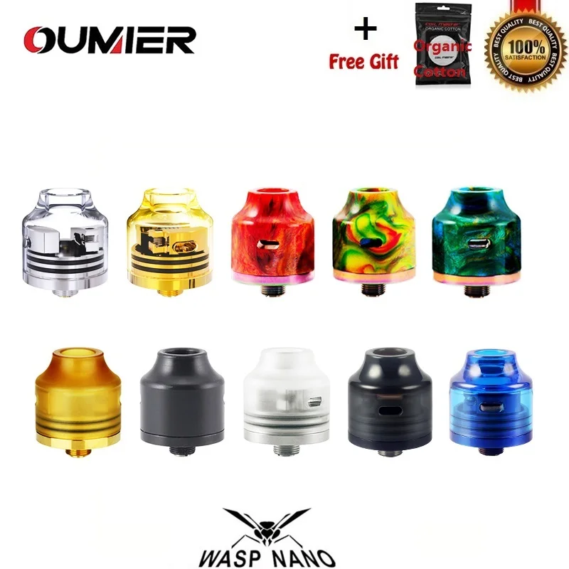 Buy Original OUMIER Wasp Nano RDA 22mm Vape Tank