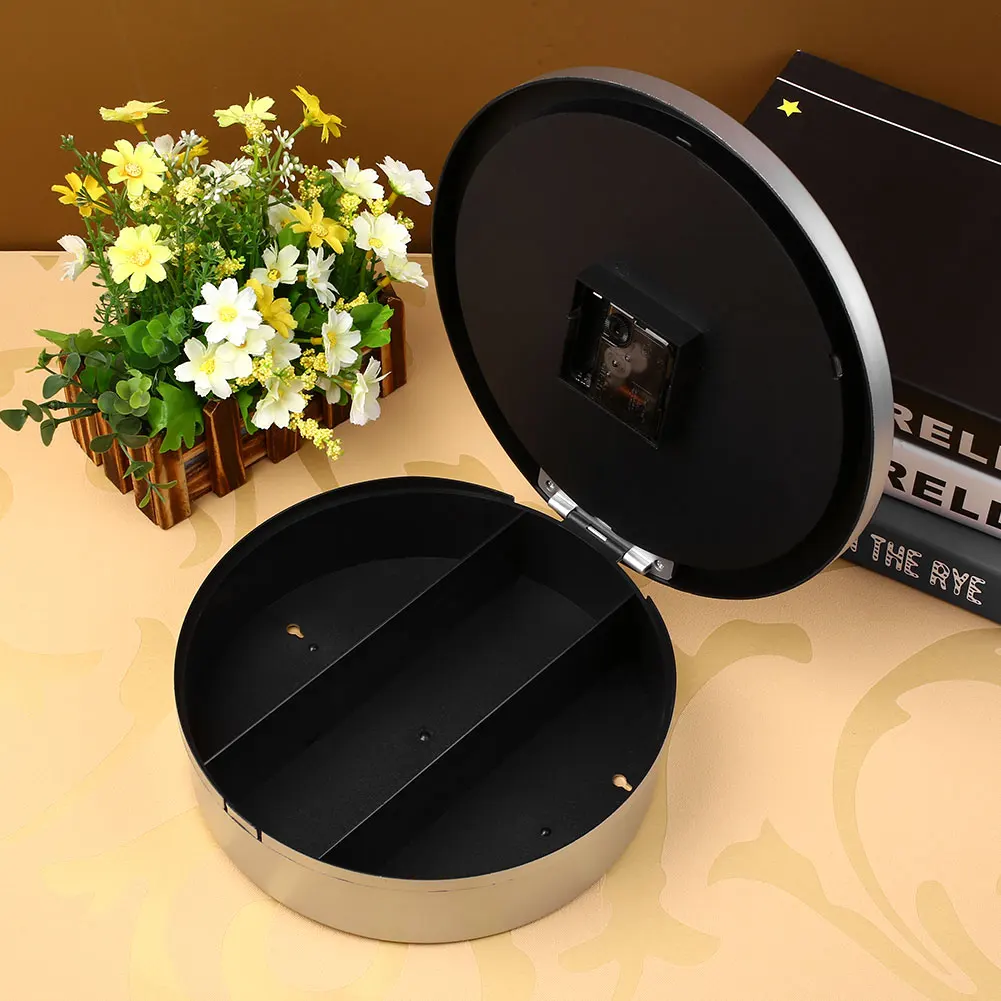 Hidden Secret Wall Clock Money Stash Jewellery Stuff Storage Container