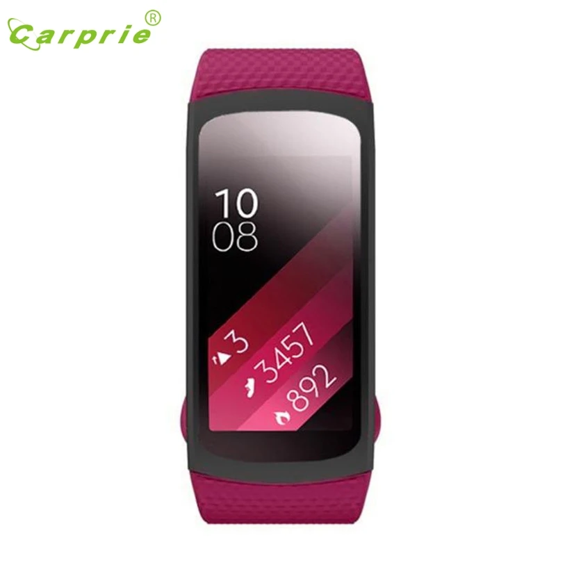 Роскошные Силиконовые часы замена ремешок для Samsung Gear Fit 2 SM R360 застежка PG9 Прямая