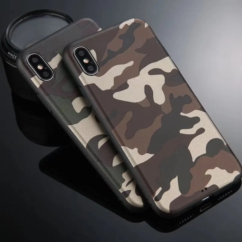 Чехол для iPhone 6 s plus чехол iphone 11Pro Max 11 Pro мягкий силиконовый армейский камуфляжный 7