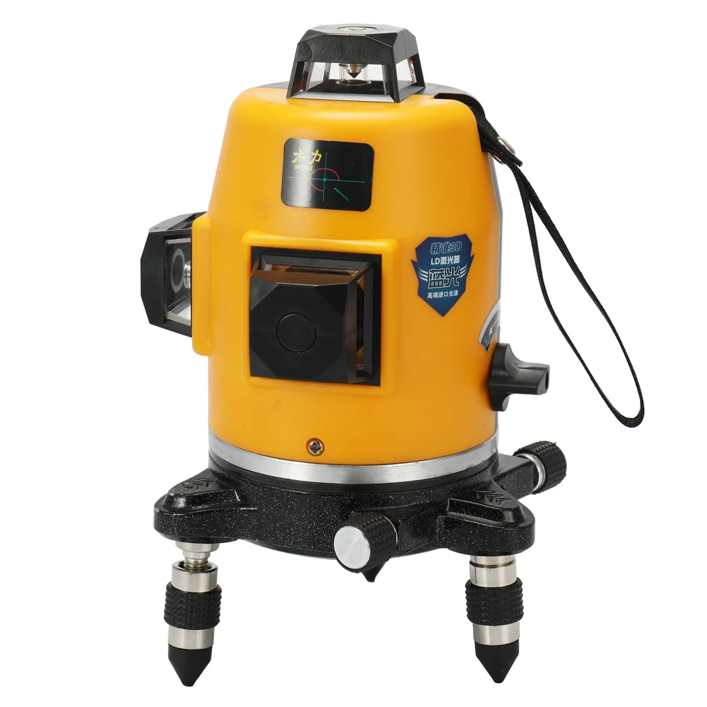 

Touch Key 12 Red Line Leveler 3D 360-degree Laser Level Measurment Instrument nivel laser with Fixed Base Adjustment Function