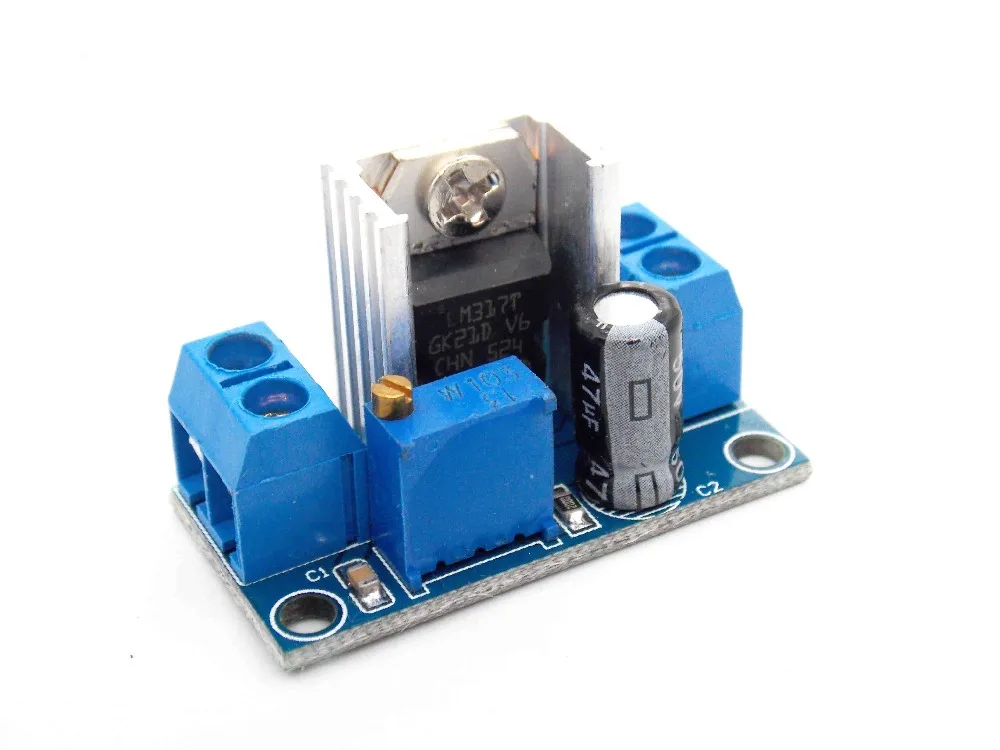 

New LM317 DC-DC step-down DC converter circuit board power supply module 1pcs game accessories