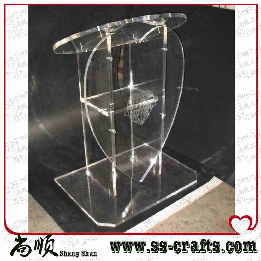 

Speaker Podium Clear Acrylic Lectern Perspex Podium Pulpit Church Pulpit Decorations Crystal Column Podium Standard Podium Size