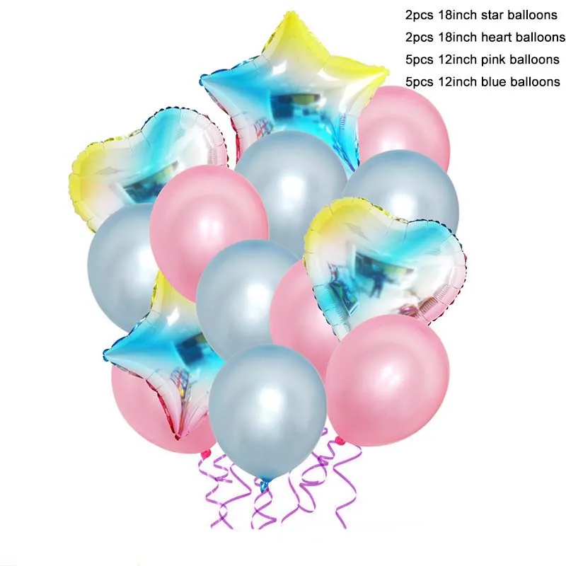 8-Season Gradually discolored 1st Birthday Balloon  Rainbow Unicorn Baby Shower Globos Unicorn Wedding Birthday Party Decoration