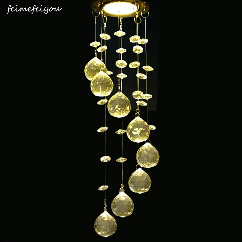 

Modern K9 Crystal Raindrop Chandelier Lighting Flush mount LED Ceiling Light Fixture ceiling Lamp for Dining Room Bathroom