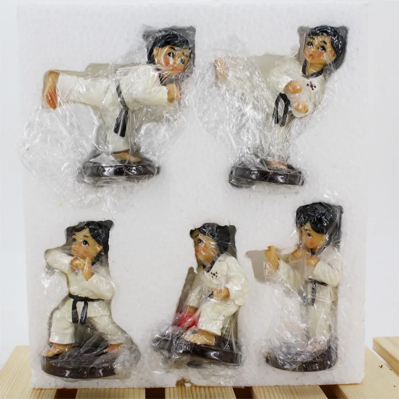 Mini ornamenti in resina a forma di capibara, statuetta di animale in miniatura, decorazione per