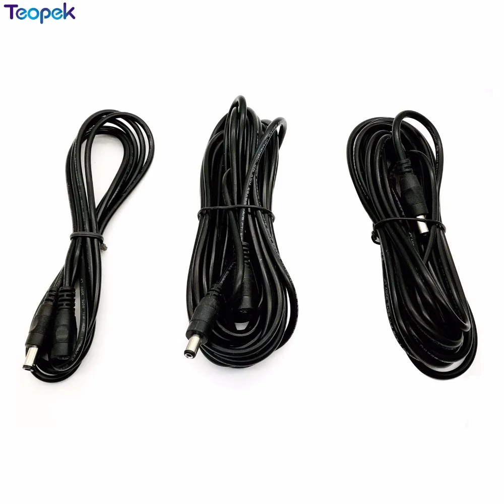 1M 2M 3M 5M 10M DC Power Extension Cable 5.5 x 2.1mm Female to Male Plug Cable Adapter Connector for Camera CCTV LED Monitor 1M 2M 3M 5M 10M DC Power Extension Cable 5.5 x 2.1mm Female to Male Plug Cable Adapter Connector for Camera CCTV LED Monitor