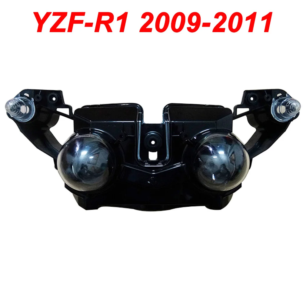 

For 09-11 Yamaha YZFR1 YZF R1 YZF-R1 Motorcycle Front Headlight Head Light Lamp Headlamp CLEAR 2009 2010 2011