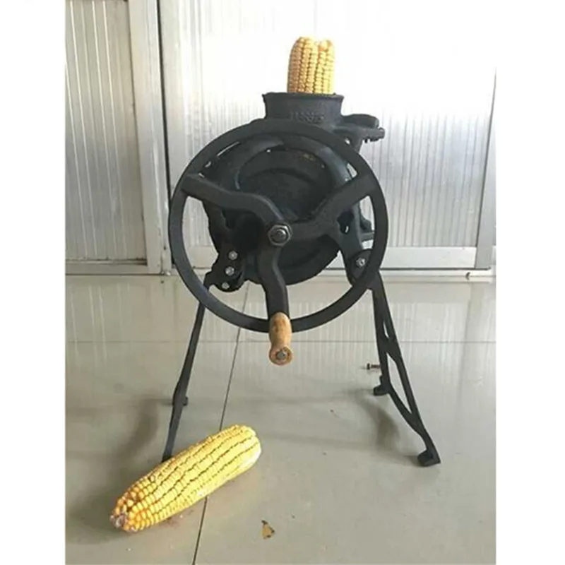 Mini home manual corn sheller maize thresher threshing machine horus maize grinding mini electric industrial flour milling machine 1 ton