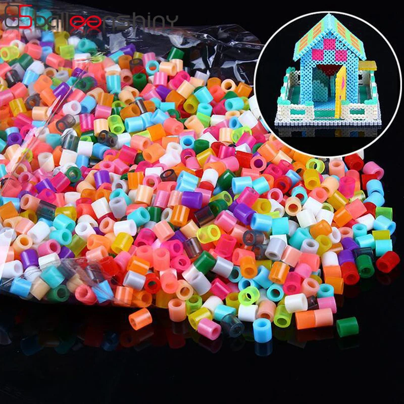BalleenShiny 1000pcs bag 2 6mm Mini Hama Beads Perler Beads Activity Fuse Beads Puzzle Educational Kids