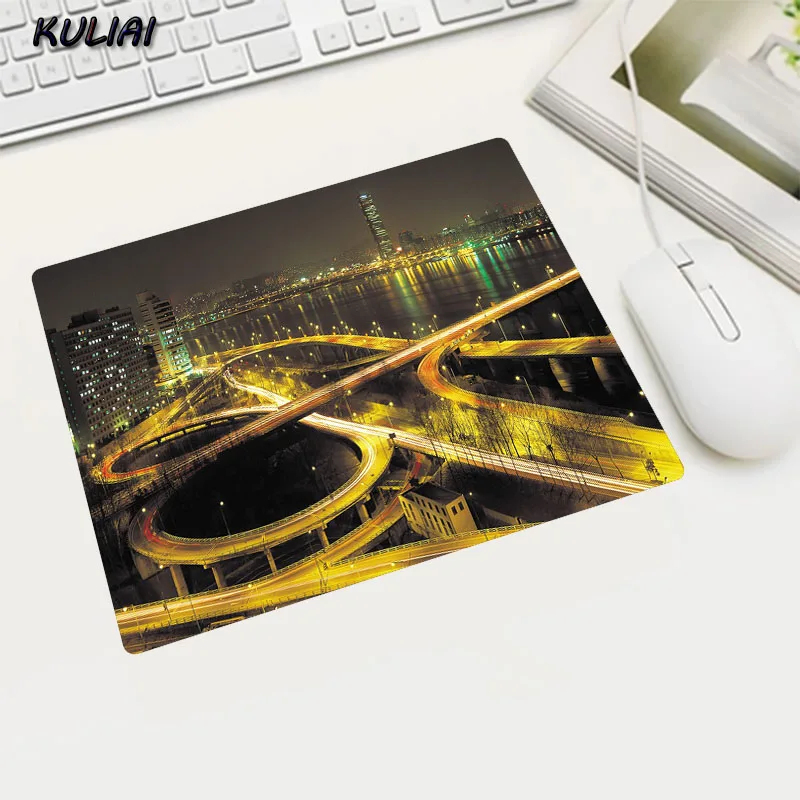 XGZ высококачественный резиновый 22x18 см корейский пейзаж Коврик для мыши, легко носить с собой Нескользящие, подходят для ноутбука, домашнего стола, ПК коврики - Цвет: 22X18CM