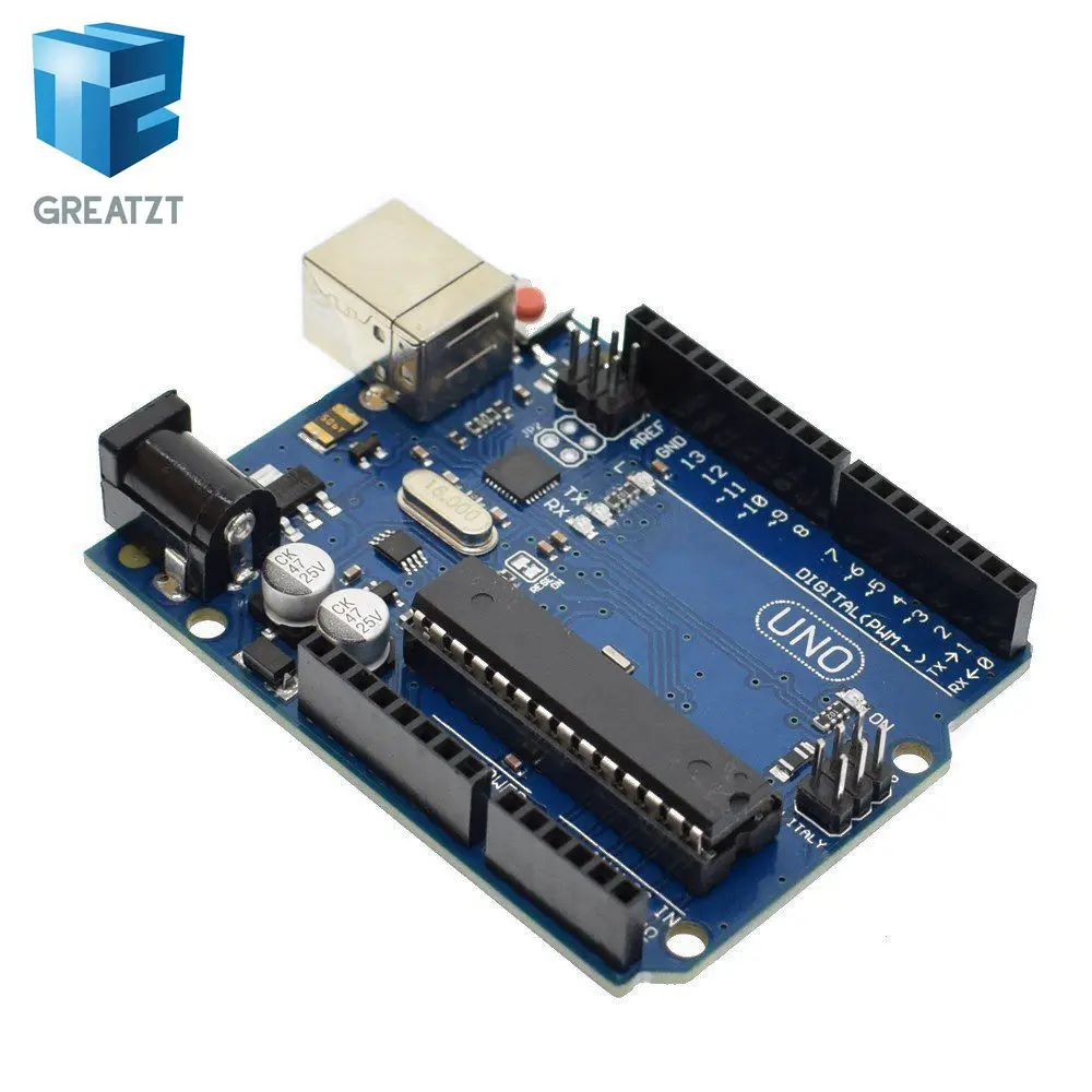 Greatzt 1 Набор uno r3 MEGA328P ATMEGA16U2 (с логотипом) для arduino совместимый + USB кабель|development