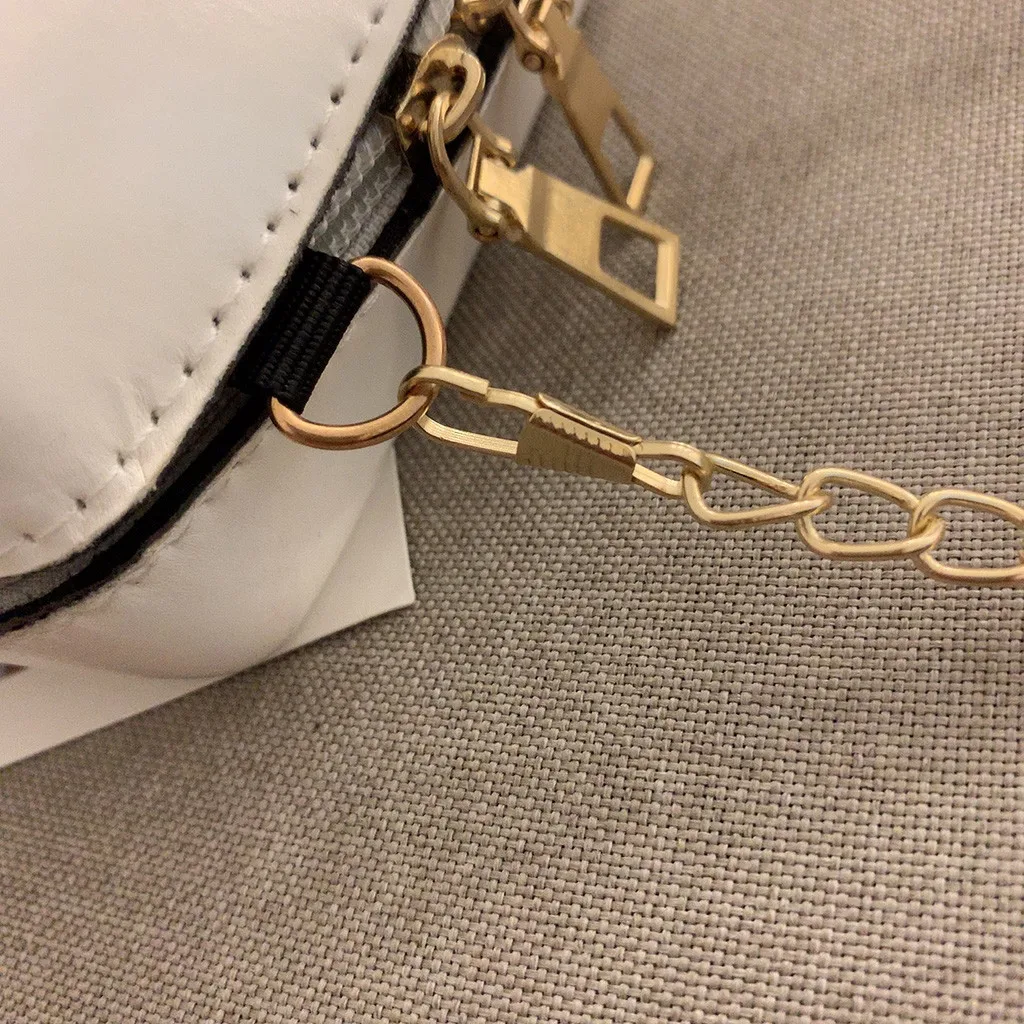 Модные женские модные портмоне Лоскутная Повседневная сумка с цепочками дизайнерская Роскошная Прямая поставка#30