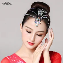 Танцевальный головной убор бальный костюм латиноамериканских танцев танцевальное украшение для волос Вальс Танго фокстрот Головные уборы австрийский бриллиант