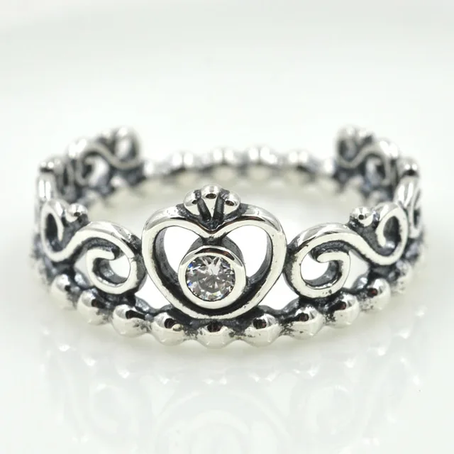 anillo tiara de mi princesa pandora plata anillo tiara de mi princesa pandora plata