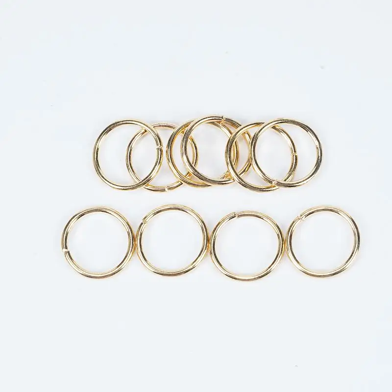 

10pcs Golden Silver Wig Jewelry Ring Braid Hair Dreadlock Bead Cuff Clip Braid Hoop Circle 10mm Internal Bore Metal Headband
