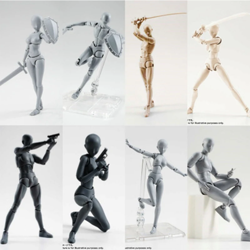 

Anime Archetype BODY KUN / BODY CHAN DX SET PVC Action Figure Black PVC Action Figure Collectible Model Toy