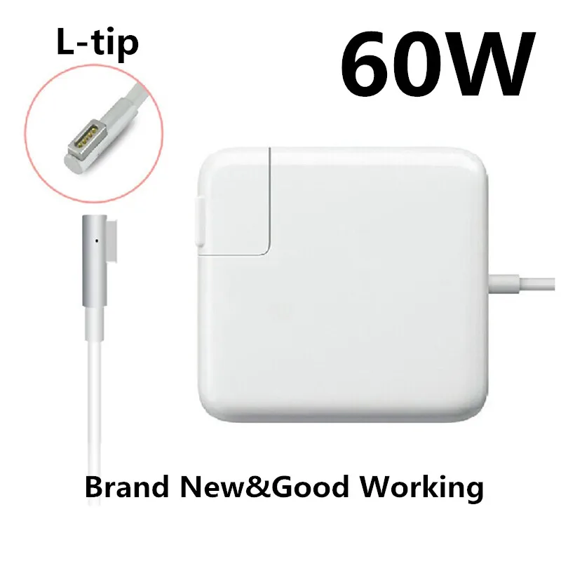 Replacement Magnetic L-tip 60W Laptop MagSaf* Power Adapter Charger For Apple MacBook Pro 13'' A1181 A1184 A1278 A1330 A1344 Replacement Magnetic L-tip 60W Laptop MagSaf* Power Adapter Charger For Apple MacBook Pro 13'' A1181 A1184 A1278 A1330 A1344