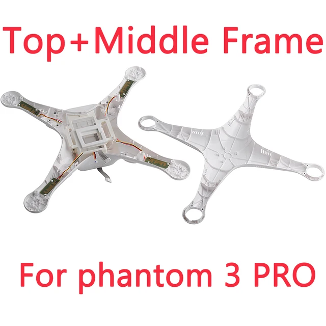 $51.99  Original Middle Frame & Upper Top Body Shell Cover Case Kit for DJI Phantom 3 Pro RC Drone Repair P