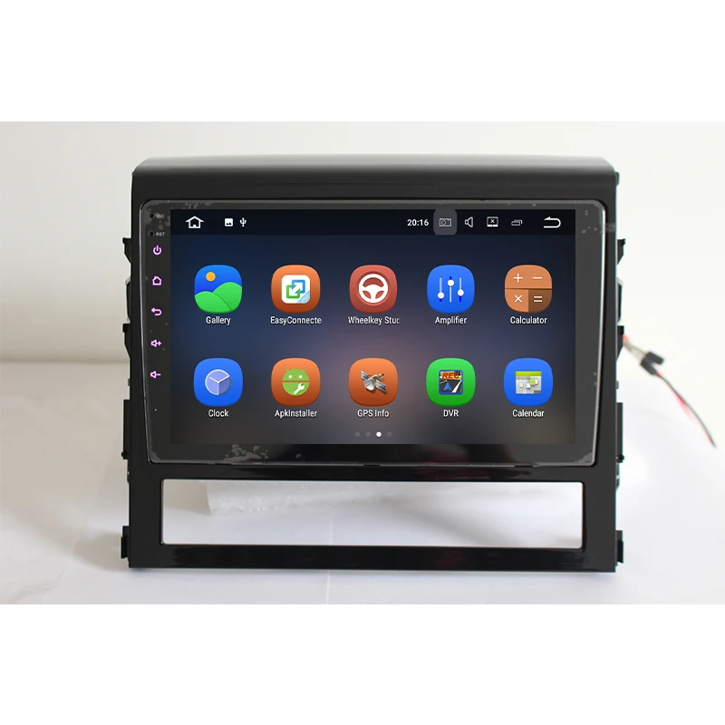 Lenvio 2G RAM Android 7 1 автомобильный dvd плеер для Toyota Land Cruiser 200 LC200 2016 2017 2018 радио GPS