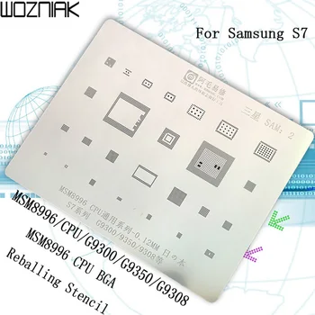 

0.12MM Multi-Function MSM8996 CPU BGA Reballing Stencil Plant Tin Steel Net For Samsung S7 for Samsung Galaxy S7