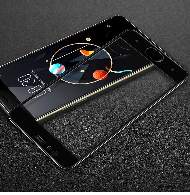 3D закаленное стекло для ZTE Nubia M2 Полное покрытие экрана Взрывозащищенная защитная