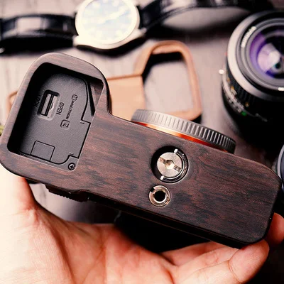 Woodiness зерна l образный вертикальный Тип кронштейн штатив Quick Release Plate база ручка