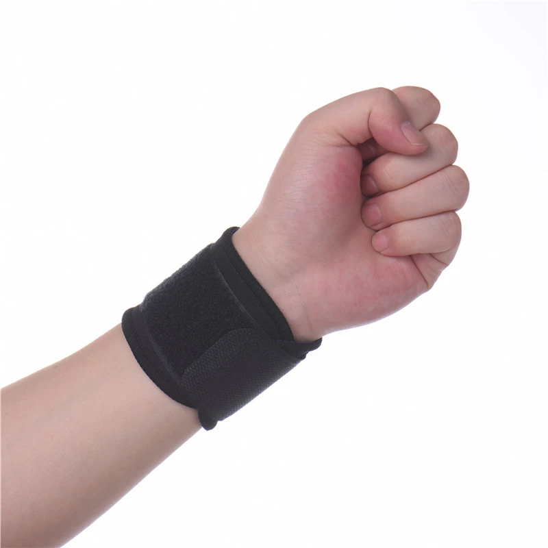 

1PC Adjustable Soft Wristbands Wrist Support Bracers for Gym Sport Basketball Carpal Protector Breathable Wrap Band Strap Safety