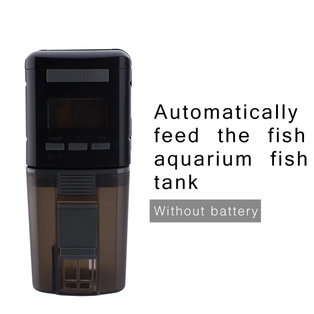 Мини автоматический аквариум Цифровой ЖК дисплей еда подачи Кормление Таймер Новый автоматически и вручную