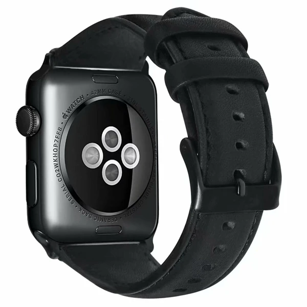 Мужской/женский кожаный ремешок для Apple Watch Series 4 3 2 1 ремешок для iWatch4 браслет 44 мм/42 мм/40 мм/38 мм Watchbandseries 5