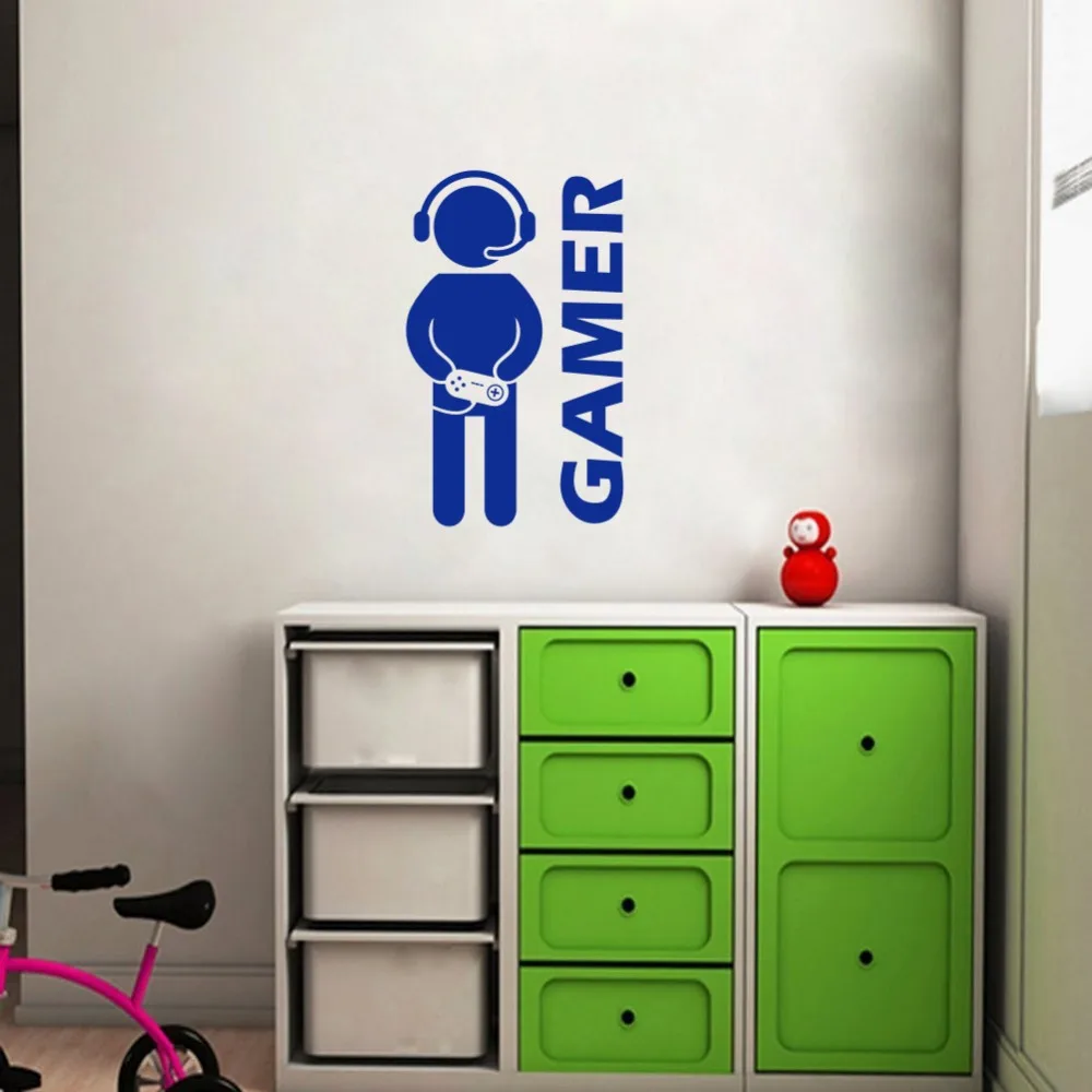 Video Game Gaming Gamer Wall Decal Art Decor Sticker Vinyl wall decal