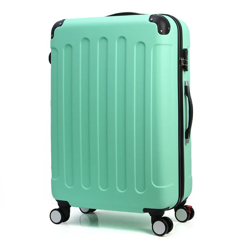 20/24in Rolling Luggage Suitcase on Wheels ABS Girl Trolley Case Travel