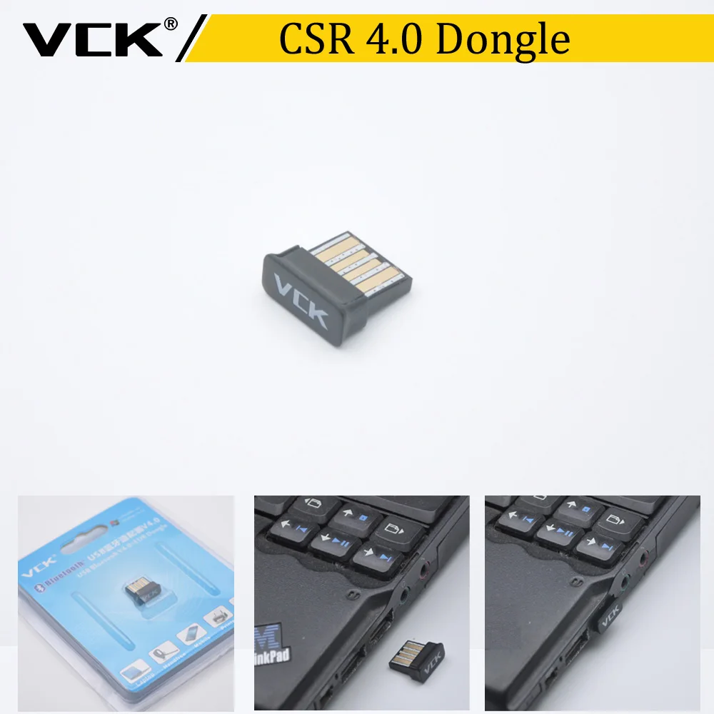 VCK ультра тонкий USB беспроводной мини Bluetooth адаптер CSR 4,0 V4.0+ EDR ключ для ПК ноутбука Windows XP 7 8 8,1 10 гарнитура - Цвет: 01