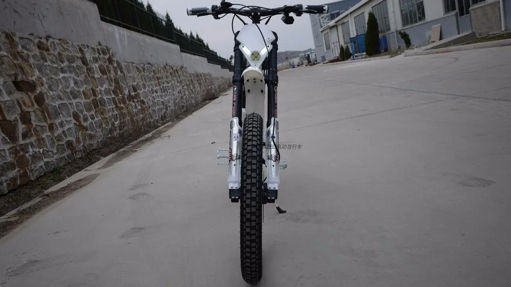 Excellent Electric motorcycles Carbon fiber   electric mountain bike 60v lithium battery  rear 2000w motor drive LCD smart electric ebiike 10