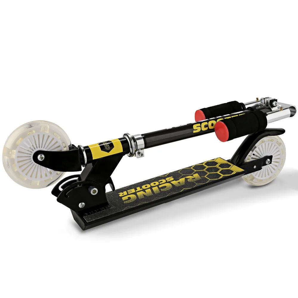 ANCHEER New Aluminum Alloy Kick Scooter Flashing 2 Wheel Scooter Adjustable Height Best Gifts for Children Unisex Foot Scooters ANCHEER New Aluminum Alloy Kick Scooter Flashing 2 Wheel Scooter Adjustable Height Best Gifts for Children Unisex Foot Scooters