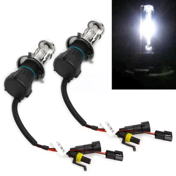 

2Pcs H4 6000K 35W Bi-Xenon Hi/Lo Beam HID White Bulb Car Headlight Light Lamp
