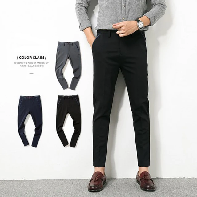 High quality men pants casual breathing thin pants men