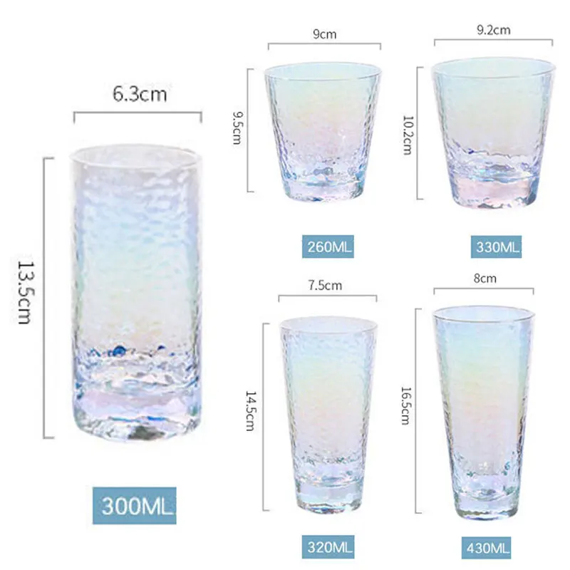 New Colorful Glasses Tea Coffee Cappuccino Cups Lovely Cute Mug Cup. Hot Drink Mugs Gift 300-400ML