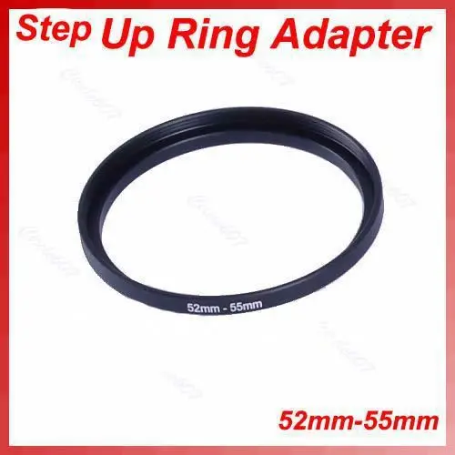 

5pcs/lot 52mm-55mm Step Up Metal Lens Filter Ring 52-55 mm 52 to 55 Stepping Adapter