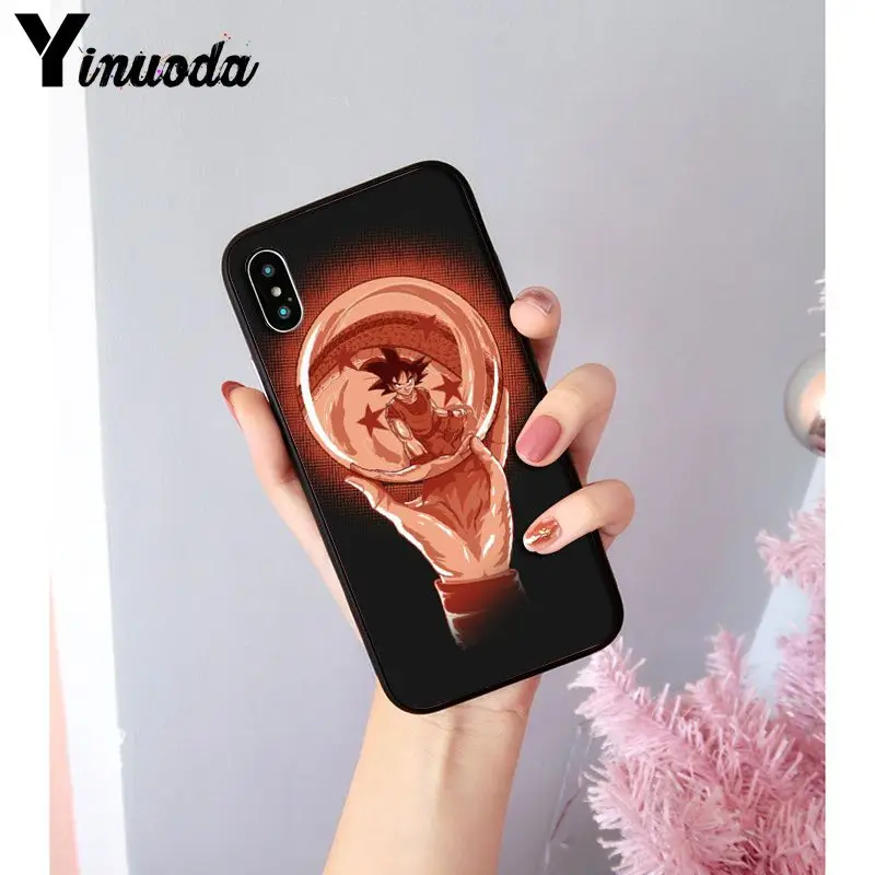 Yinuoda Dragon Ball Z Super DBZ Goku модный Coque чехол для телефона для iPhone X XS MAX 6 6S 7 7plus 8 8Plus 5 5S XR