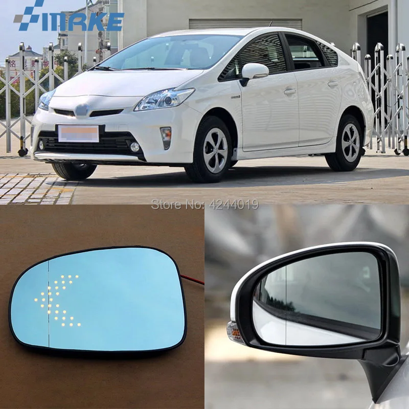 SmRKE для Toyota Prius Автомобильное зеркало заднего вида широкий угол Hyperbola синяя