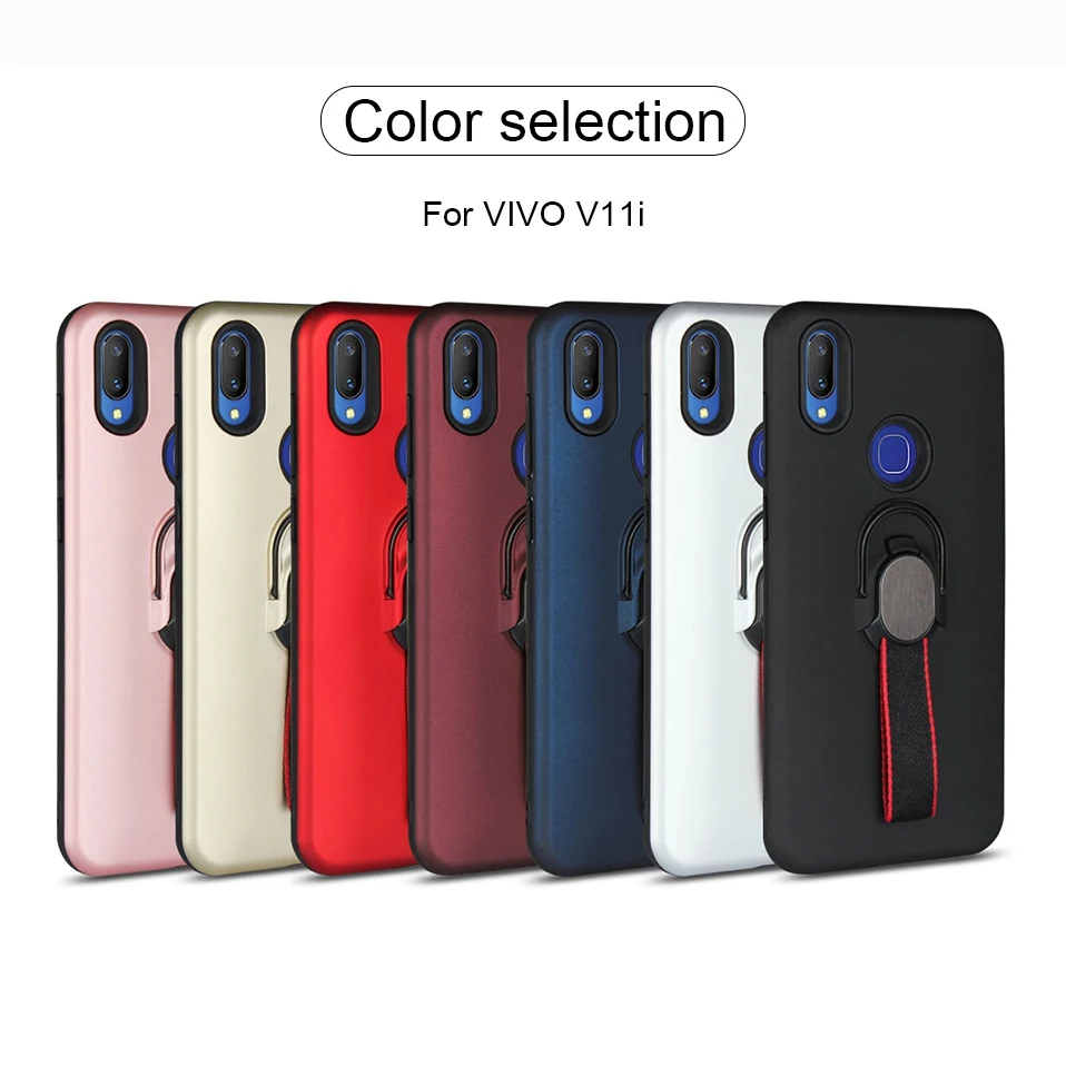 Ring Holder Case For Vivo V11i V11 Pro Cover Silicone Magnetic Luxury Phone Case For Vivo V11 Pro V11i Coque For Vivo V 11 Pro   (5)
