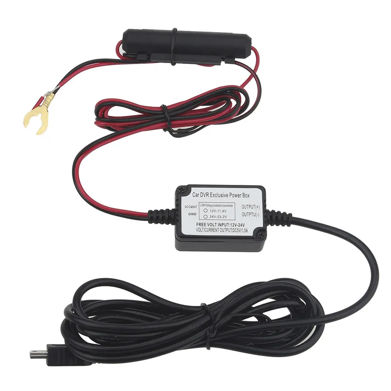 Жесткий провод предохранитель комплект Dashcam жесткий провод кабель мини USB рекордер для 0801 A119 A119S A118 A118C A118C2 B40 автомобильная камера - Название цвета: Hardwire