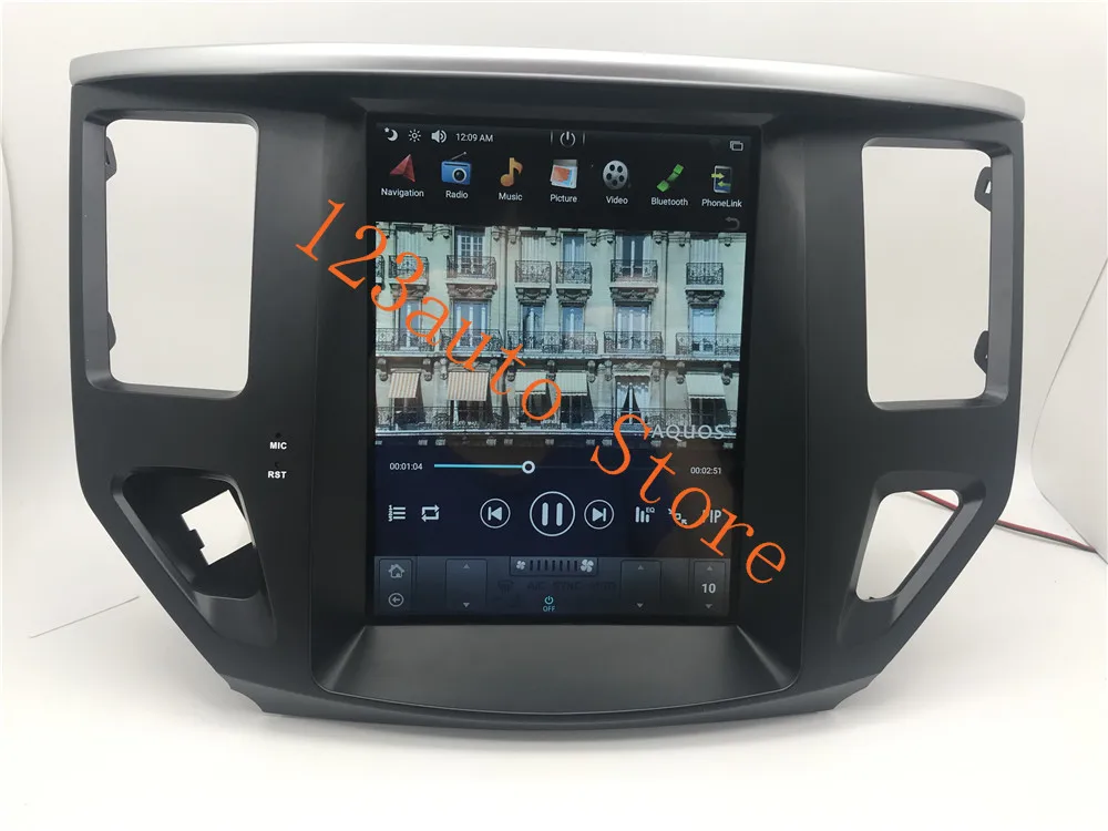

10.4'' Vertical Tesla Style Android 8.1 auto Car NO DVD GPS Navigation Player for NISSAN Pathfinder 2013-2019 radio PX6 CARPLAY